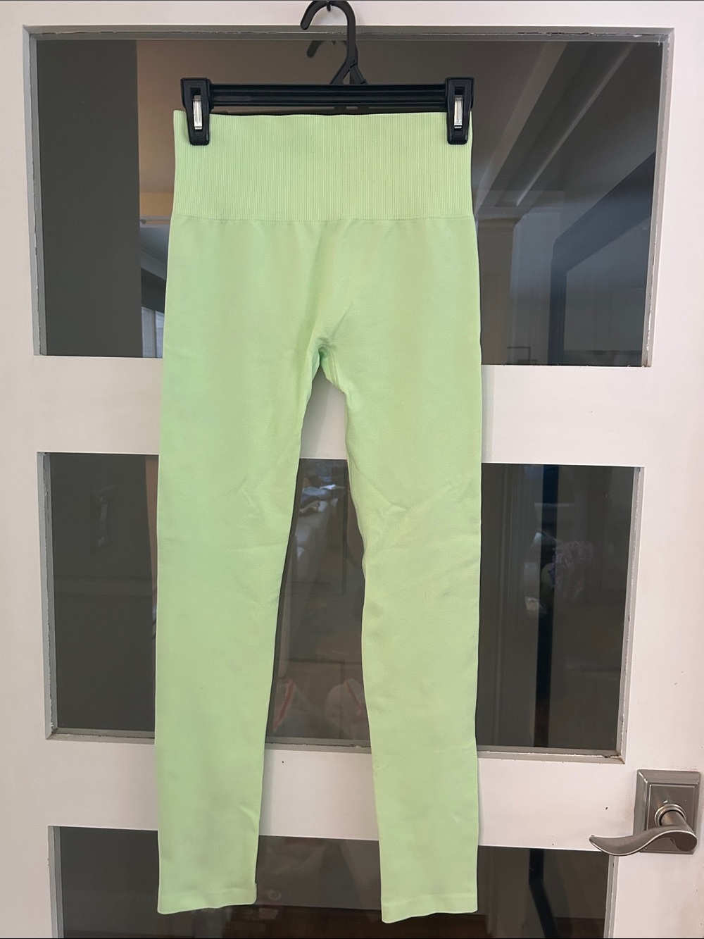 TNA Kids High-Waist Leggings in Light Green